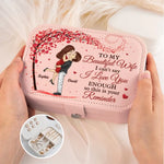Custom Name Love Reminder Gift for Wife - Personalized Jewelry Case