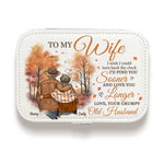 I Wish I Could Turn Back The Clock - Couple Personalized Custom Jewelry Case - Gift For Husband Wife, Anniversary