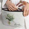 Each Blossom Unfurls In Its Own Splendid Season - Bestie Personalized Custom Cosmetic Bag - Wedding Gift, Bridesmaid Gift For Best Friends, BFF, Sisters