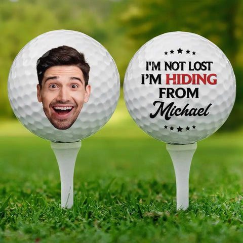 Custom Photo Golf Is The Best Retirement Plan - Personalized Custom Golf Ball - Gift For Golfers