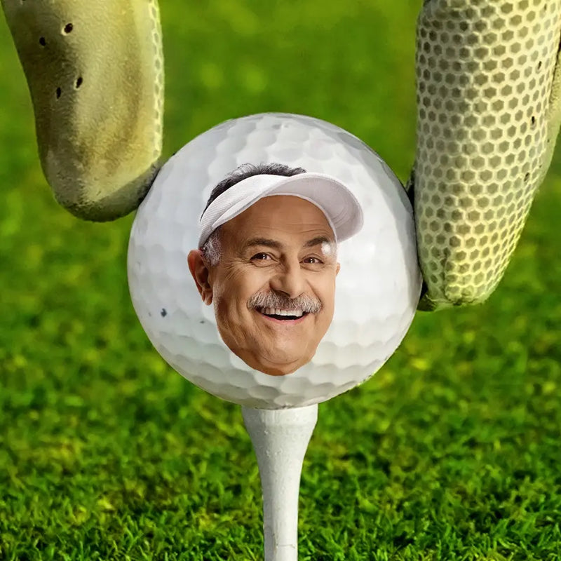Custom Photo Golf, Like Measles, Should Be Caught Young - Personalized Custom Golf Ball - Appreciation, Retirement Gift For Coworkers, Work Friends, Colleagues