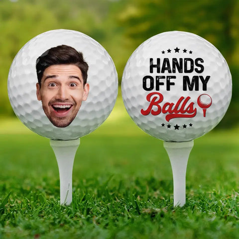 Custom Photo Retired And Loving Every Swing - Personalized Custom Golf Ball - Gift For Golfers, Dad, Husband