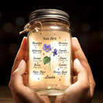 You Are Always Loved - Bestie Personalized Custom Mason Jar Light - Gift For Best Friends, BFF, Sisters