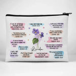 Custom Name Christian Gifts for Women - Personalized Cosmetic Bag