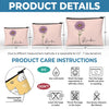 True Friendship Is A Plant Of Slow Growth - Bestie Personalized Custom Cosmetic Bag - Gift For Best Friends, BFF, Sisters