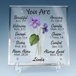 Celebrate The Sisterhood With This Special Gift - Bestie Personalized Custom Square Shaped Acrylic Plaque - Wedding Gift, Bridesmaid Gift For Best Friends, BFF, Sisters