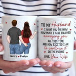 Custom Name Funny Husband Gifts - Personalized Mug