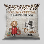 Just A Girl Who Loves Book - Personalized Custom Pocket Pillow - Gift For Book Lovers