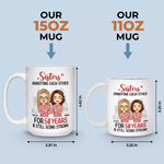 Siblings Are Like Branches Of A Tree - Family Personalized Custom Mug - Gift For Family Members, Siblings, Brothers, Sisters