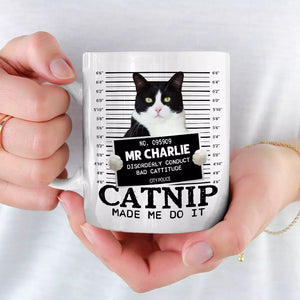 Custom Photo Think Pawsitive Be Pawerful - Dog & Cat Personalized Custom Mug - Gift For Pet Owners, Pet Lovers