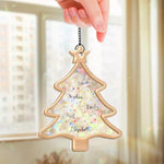 Fairy Lights On Winter Nights - Family Personalized Window Hanging Suncatcher - Christmas Gift For Family