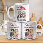 In My Friend, I Find A Second Self - Bestie Personalized Custom Mug - Gift For Best Friends, BFF, Sisters