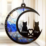 You Are My Happily Ever After - Couple Personalized Window Hanging Suncatcher - Gift For Couple, Cat Lovers