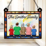 Custom Family Name Gifts for Loved Ones - Personalized Suncatcher Ornament