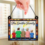 Custom Family Name Gifts for Loved Ones - Personalized Suncatcher Ornament