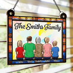 Custom Family Name Gifts for Loved Ones - Personalized Suncatcher Ornament