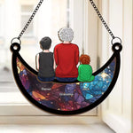Custom Name Family Gifts for Grandma - Personalized Suncatcher Ornament