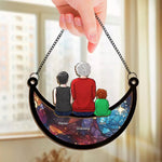 Custom Name Family Gifts for Grandma - Personalized Suncatcher Ornament