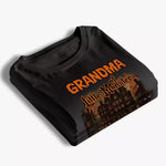 Custom Name Halloween Gifts for Grandma - Personalized Apparel