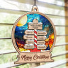 Happiness Is Homemade - Family Personalized Window Hanging Suncatcher - Gift For Family Members