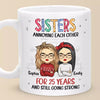A Sibling Is Part Blood, Part Rival And Forever Friend - Family Personalized Custom Mug - Gift For Family Members, Siblings, Brothers, Sisters