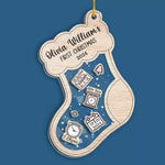 Custom Name Baby’s First Christmas Gifts - Personalized Shaker Ornament