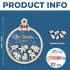 Family Time Is As Sweet As A Gingerbread Cookie - Family Personalized Custom 3 Layers Shaker Ornament - Christmas Gift For Family Members