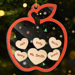Learning Is The Wellspring Of Existence - Teacher Personalized Custom 3 Layers Shaker Ornament - Christmas Gift For Teacher