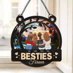 Custom Name Best Friend Gifts - Personalized Suncatcher Ornament
