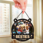 Custom Name Best Friend Gifts - Personalized Suncatcher Ornament