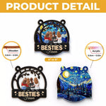 Custom Name Best Friend Gifts - Personalized Suncatcher Ornament