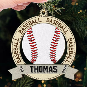 Victory Is Sweet, But The Journey Is Sweeter - Personalized Custom Leather Ornament - Christmas Gift For Sport Lovers, Sport Players