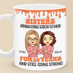 A Sibling Is Both Your Mirror And Your Opposite - Family Personalized Custom 3D Inflated Effect Printed Mug - Gift For Siblings, Brothers, Sisters