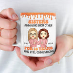 A Sibling Is Both Your Mirror And Your Opposite - Family Personalized Custom 3D Inflated Effect Printed Mug - Gift For Siblings, Brothers, Sisters