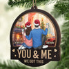 Ornaments That Tell Your Story, Unique Decorations That Delight - Couple Personalized Custom Ornament - Wood Custom Shaped - Christmas Gift For Husband Wife, Anniversary