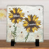The Limitless Love Of A Mother, A Force That Knows No Bounds - Family Personalized Custom Square Shaped Stone With Stand - Gift For Mom, Grandma
