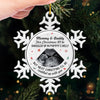 Custom Photo Bundle Of Joy For The Holidays -  Family Personalized Custom Ornament - Metal Custom Shaped - Christmas Gift For Baby Kids, Newborn Baby