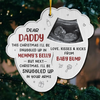 Custom Photo Joy To The World, Baby's First Whirl -  Family Personalized Custom Ornament - Metal Custom Shaped - Christmas Gift For Baby Kids, Newborn Baby