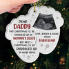 Custom Photo Joy To The World, Baby's First Whirl -  Family Personalized Custom Ornament - Metal Custom Shaped - Christmas Gift For Baby Kids, Newborn Baby