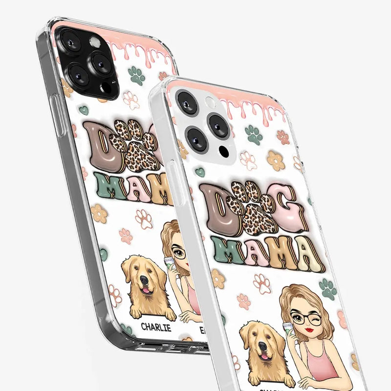 Life's Too Short, Hug Your Dog - Dog Personalized Custom 3D Inflated Effect Printed Clear Phone Case - Gift For Pet Owners, Pet Lovers