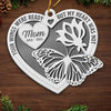Not A Day Goes By That You Are Not Missed - Memorial Personalized Custom Ornament - Metal Custom Shaped - Sympathy Gift, Christmas Gift For Family Members