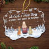 Gone But Never Forgotten, Our Furry Angel - Memorial Personalized Custom Ornament - Acrylic Benelux Shaped - Sympathy Gift, Christmas Gift For Pet Owners, Pet Lovers