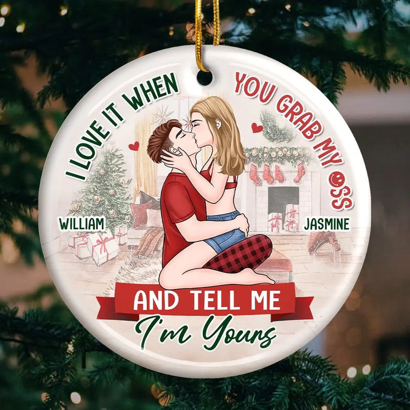 Every Ornament Holds A Piece Of Our Love - Couple Personalized Custom Ornament - Ceramic Round Shaped - Christmas Gift For Husband Wife, Anniversary