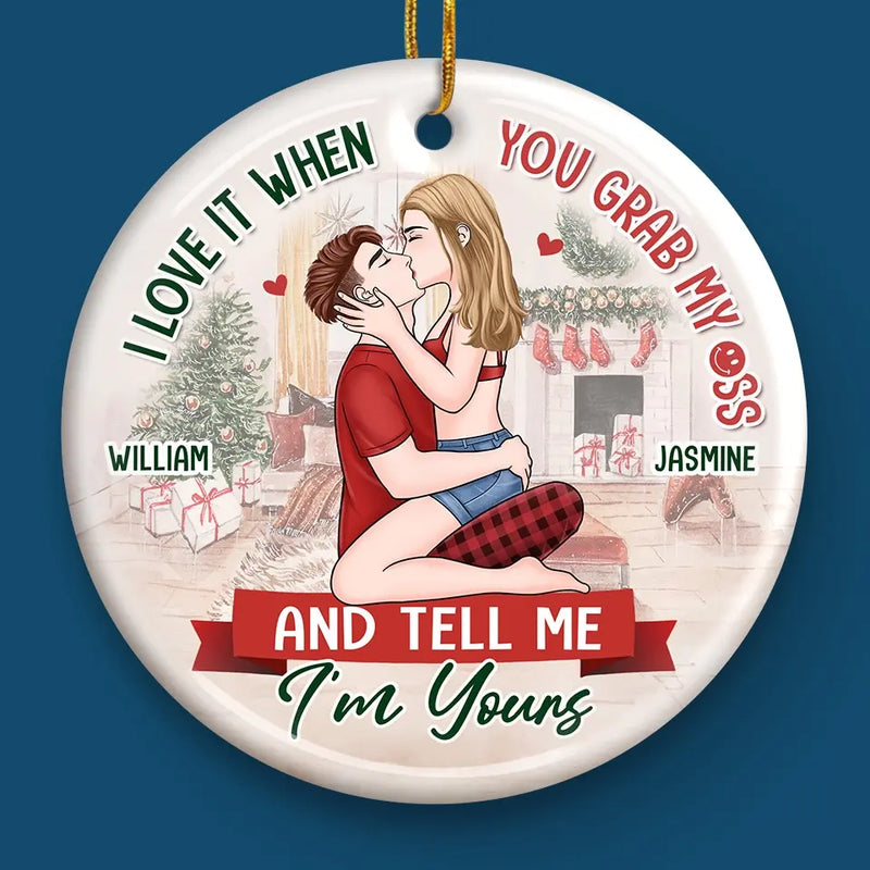 Every Ornament Holds A Piece Of Our Love - Couple Personalized Custom Ornament - Ceramic Round Shaped - Christmas Gift For Husband Wife, Anniversary