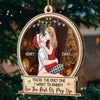You Are The Only Person I Want To Find Under The Mistletoe - Couple Personalized Custom Ornament - Wood Custom Shaped - Christmas Gift For Husband Wife, Anniversary