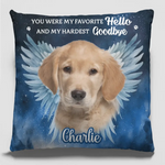 Custom Pet Photo Memorial Gifts for Dog Lovers - Personalized Pillow