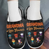 Halloween Isn’t Scary With A Mom Like Mine - Family Personalized Custom Fluffy Slippers - Halloween Gift For Mom, Grandma