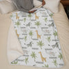 Woodland Wonders For Dreamy Nights - Family Personalized Custom Blanket - Gift For Baby Kids, Newborn Baby