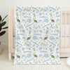 Let Dreams Sail With Friendly Sea Animals - Family Personalized Custom Blanket - Gift For Baby Kids, Newborn Baby