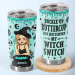 My Witch Switch Is Lit - Personalized Custom 3D Inflated Effect Printed Tumbler - Halloween Gift For Witches, Yourself